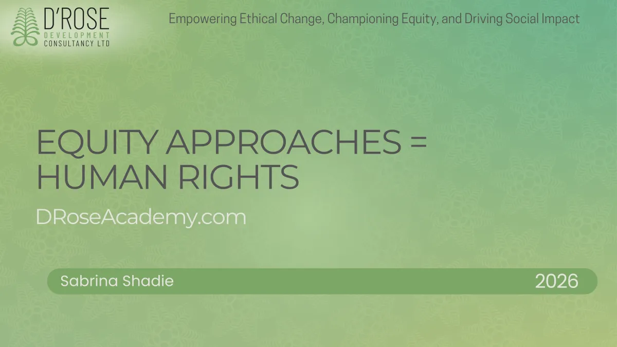 Equity Approaches = Human Rights