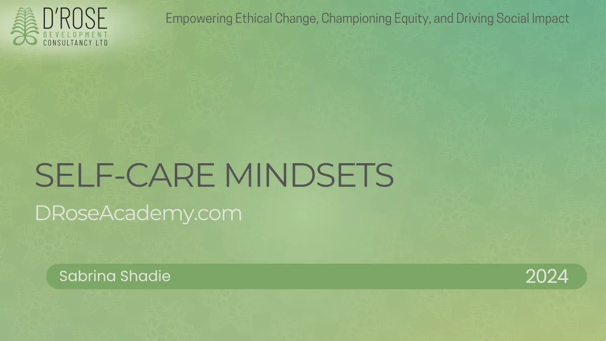 Self-Care Mindsets