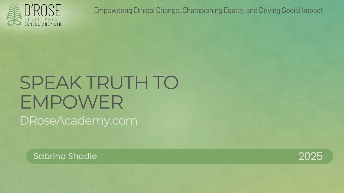 Speak Truth to Empower