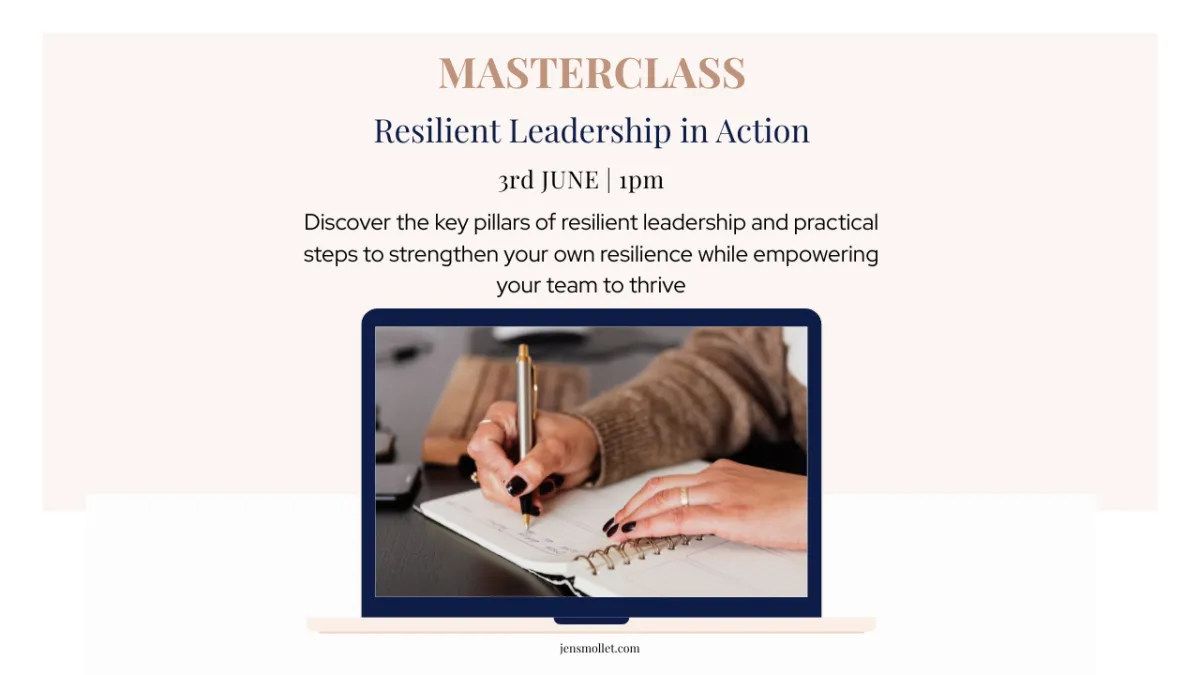Leading with Confidence, Free Workshop with Leadership Coach Jen Smollett on Tuesday 25th March at 1pm UK time