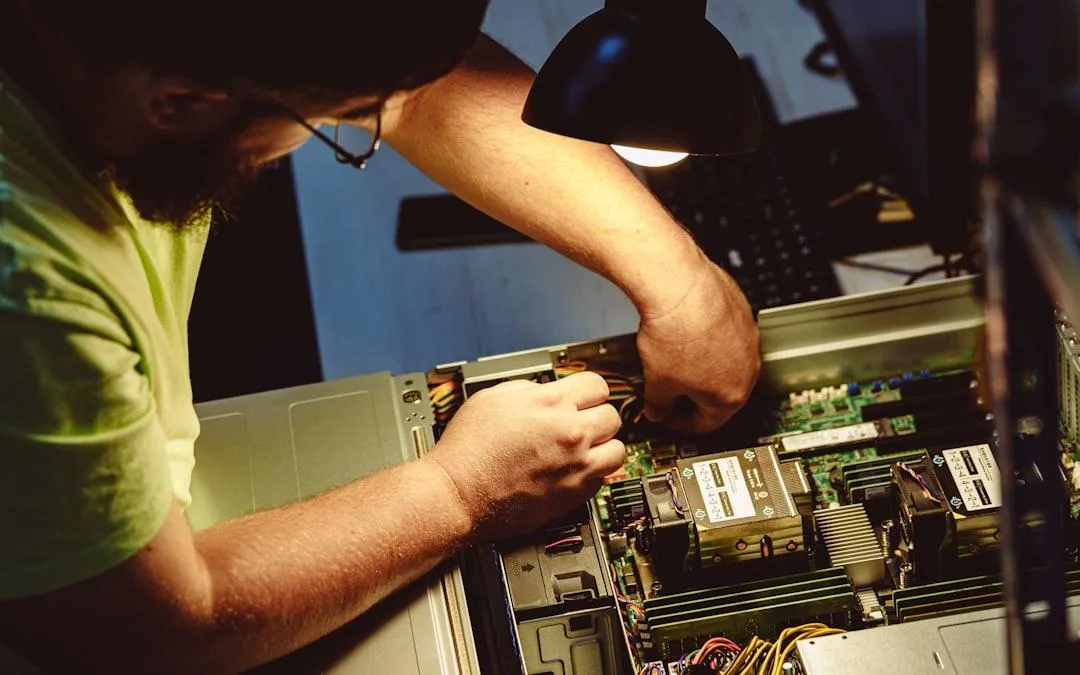 IT support technician working in a Florida office - it support jobs in florida