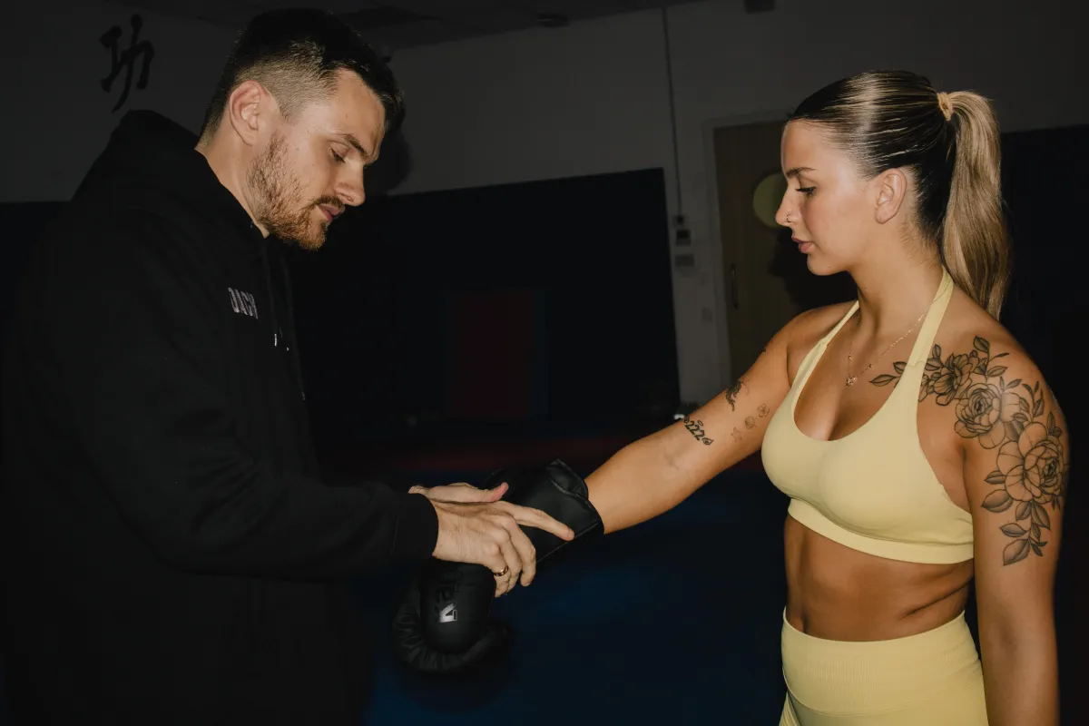 Beginner guided onboarding martial arts