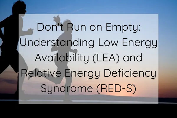 running injury low energy availability