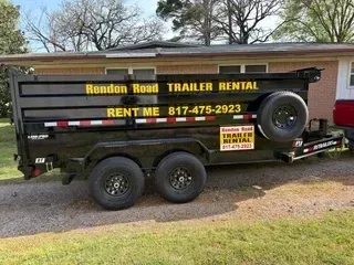 dump-trailer-rental-texas-yard