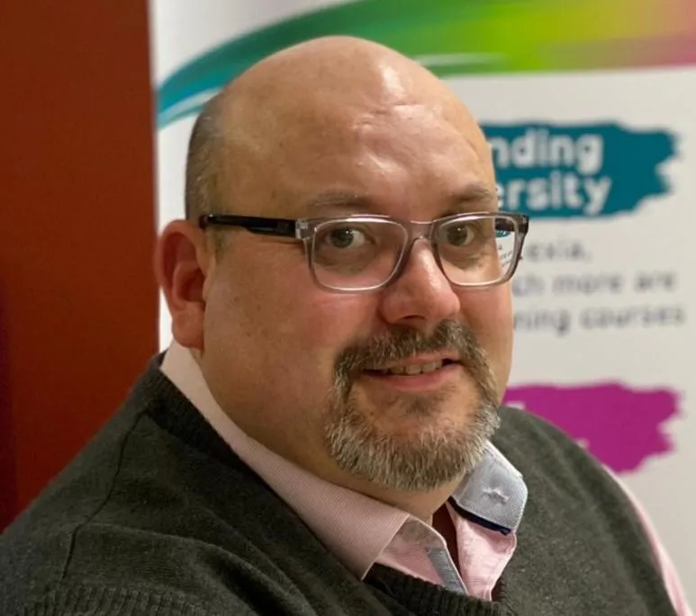 Bald man with glasses - Daniel Biddle - Inclusive Change at Work CIC - The National Diversity Employment And Advisory Service Ltd 