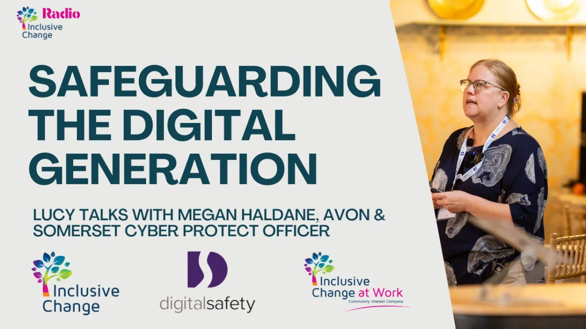 Lucy talks with Megan Haldane, Avon and Somerset Cyber Protect Officer