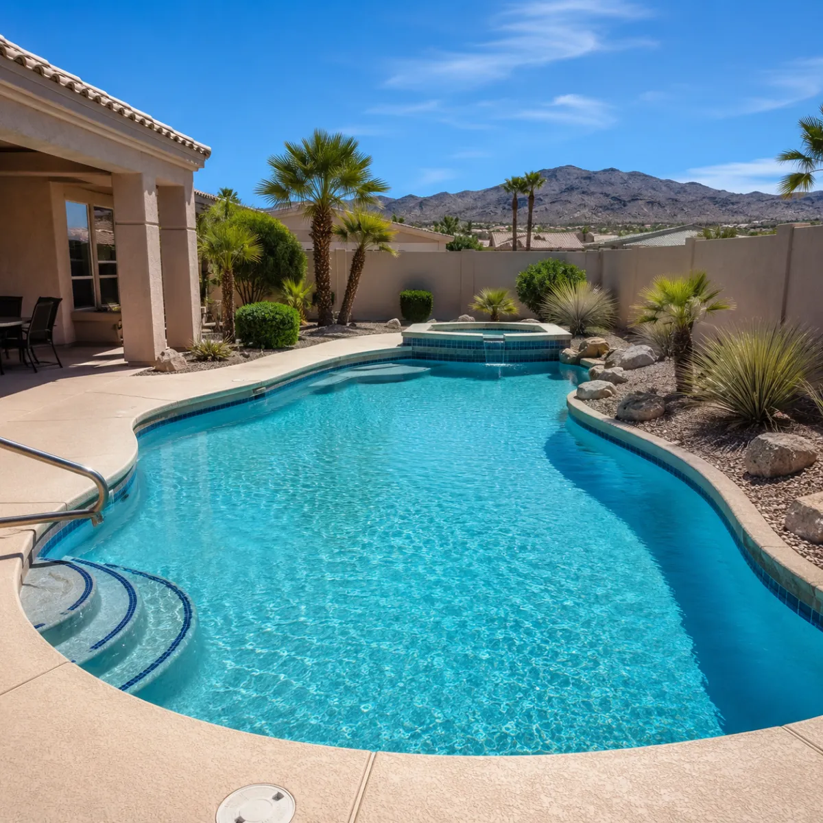 Pool requiring weekly maintenance in Lake Havasu City