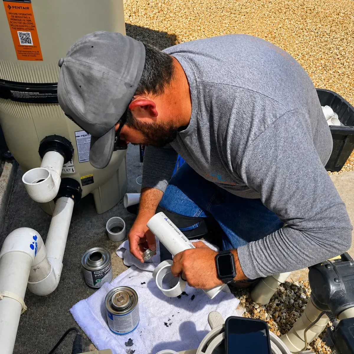 Pool circulation and flow problem repair