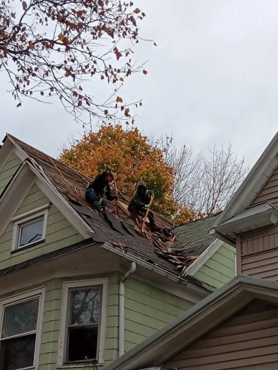 Professional roof replacement in progress by Rebuilding 2nd Chances Construction, ensuring top-quality roofing solutions for homes in Herkimer, NY