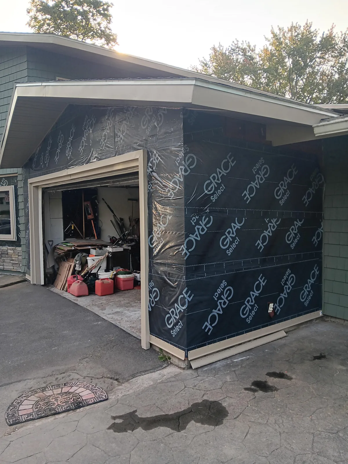 Vinyl siding installation in progress by Rebuilding 2nd Chances Construction, highlighting energy-efficient materials and professional craftsmanship for homes in Herkimer, NY