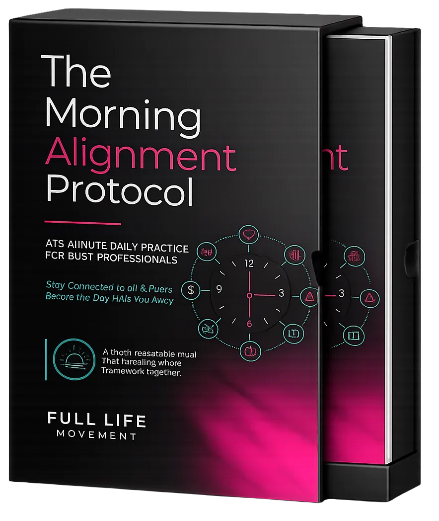 The Morning Alignment Protocol bonus book mockup