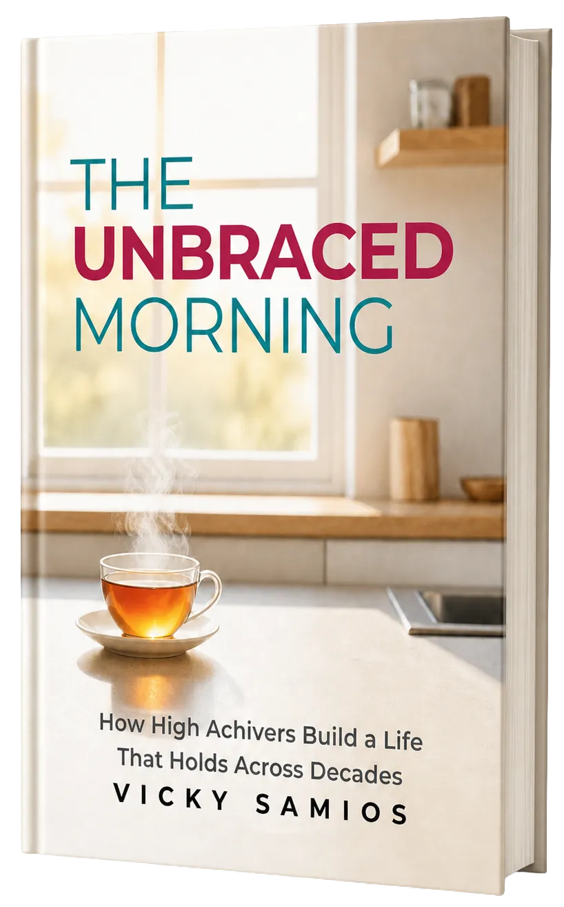 The Unbraced Morning - book cover by Vicky Samios