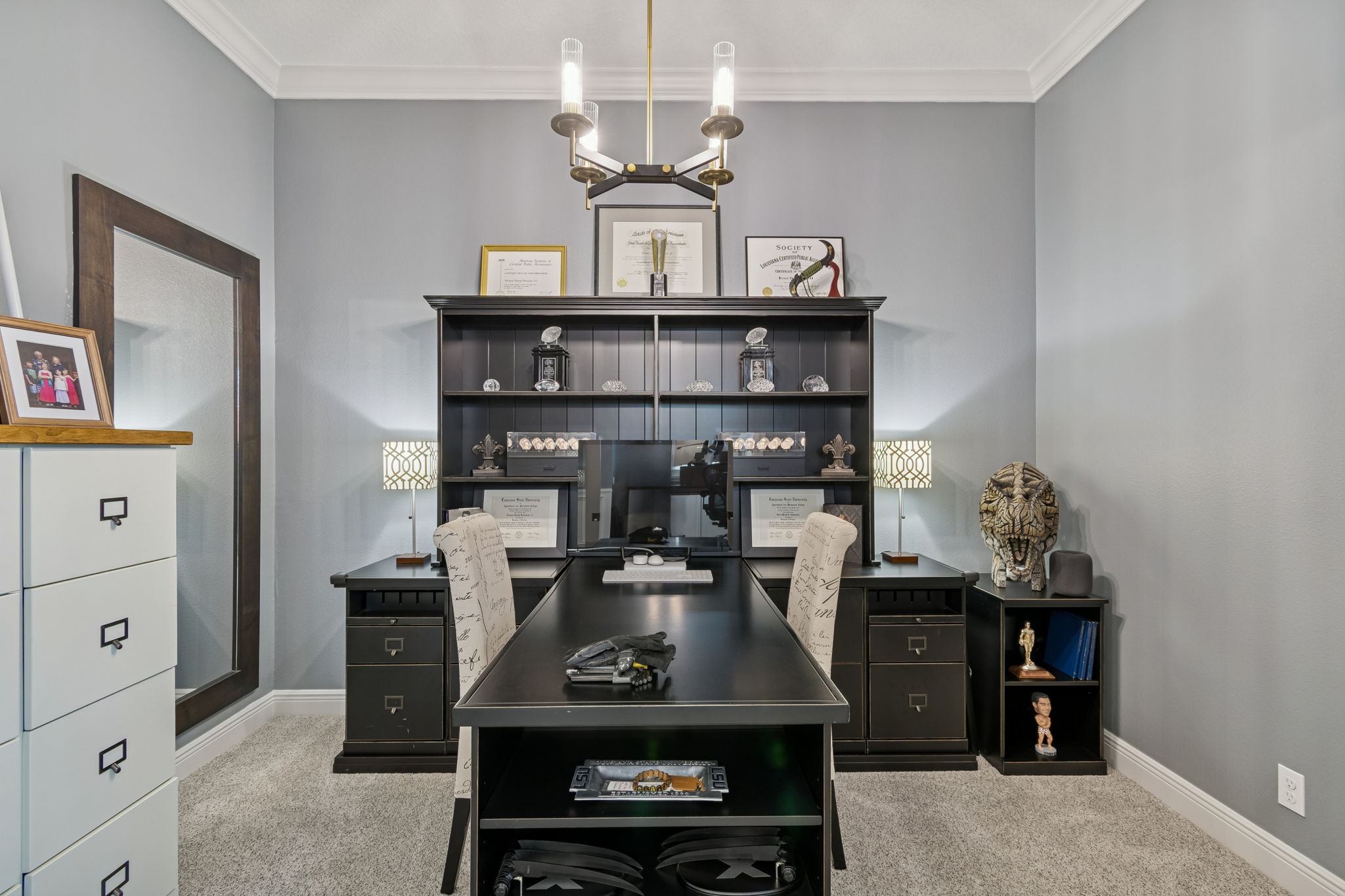 Theatre Room & Loft Office Retreat