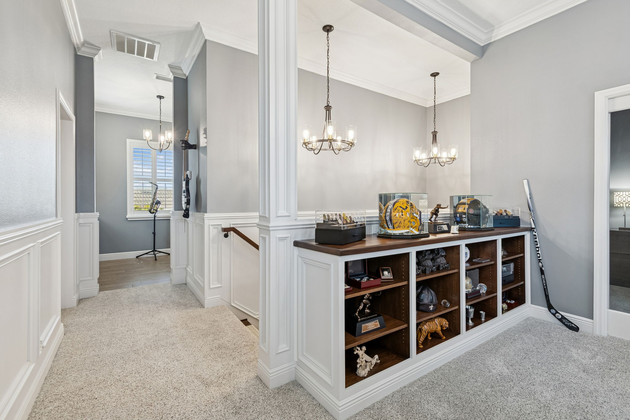Theatre Room & Loft Office Retreat