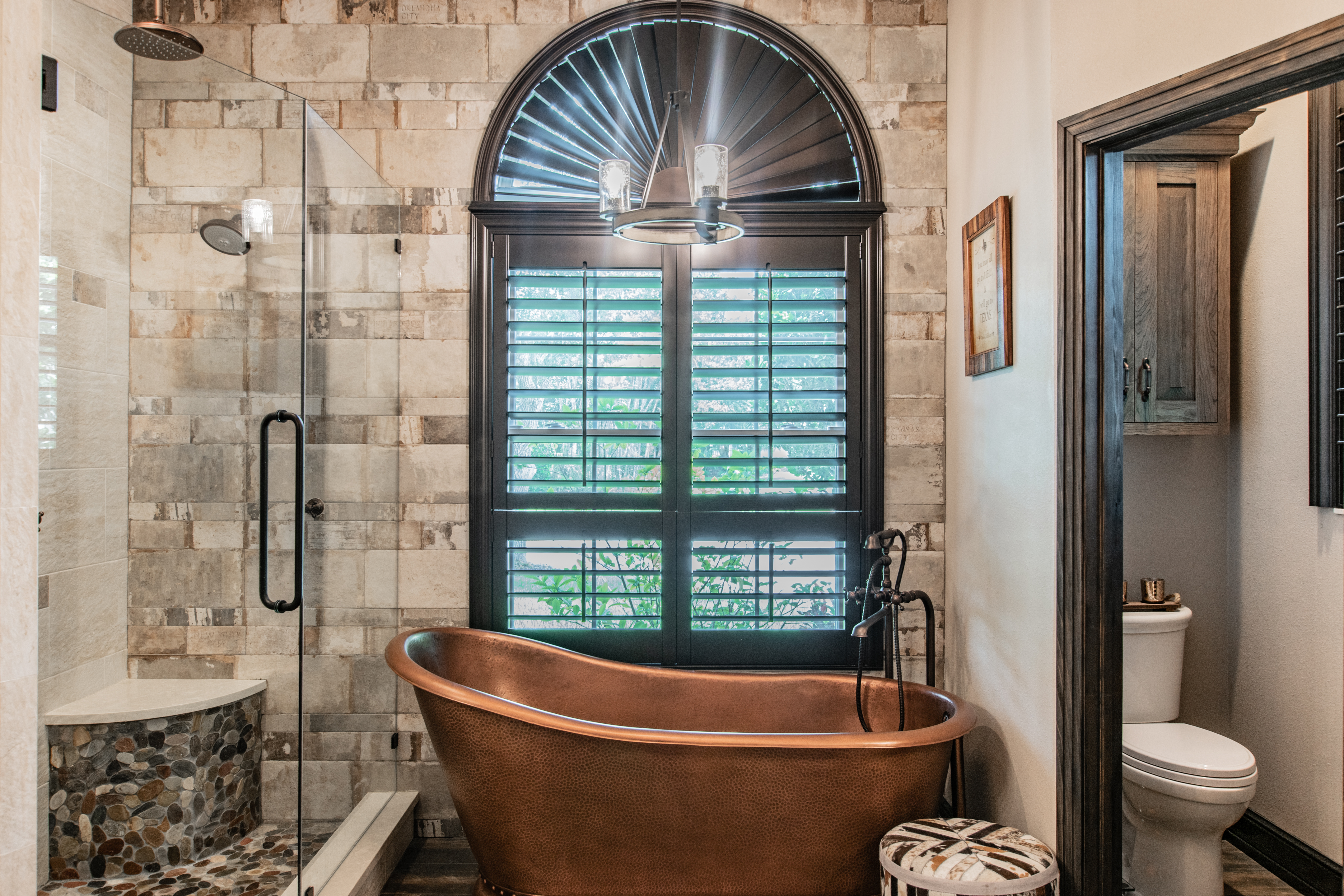 Western Inspired Master Bath