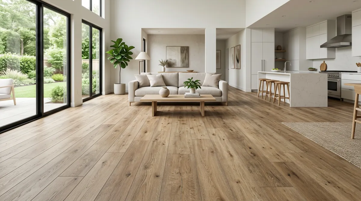 Modern kitchen remodeling project completed in Tulsa with custom cabinets and quartz countertops