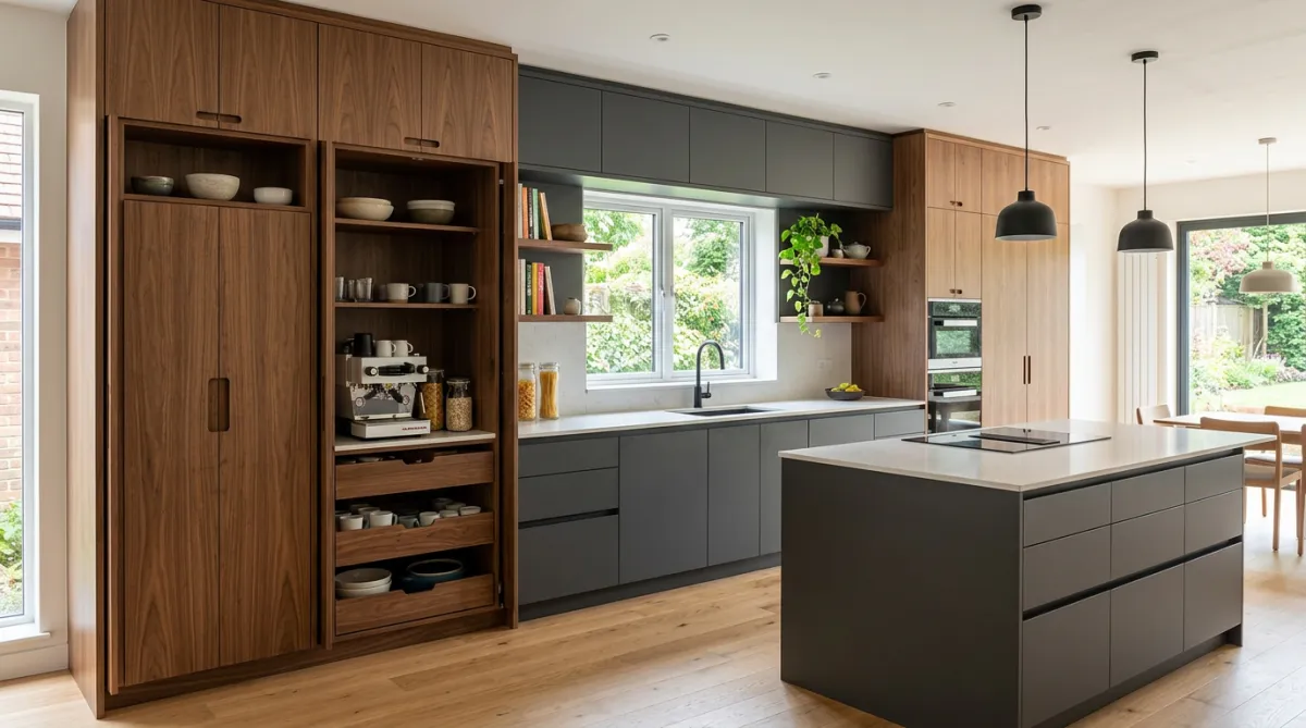 Tulsa kitchen remodel with updated lighting, tile backsplash, and new countertops