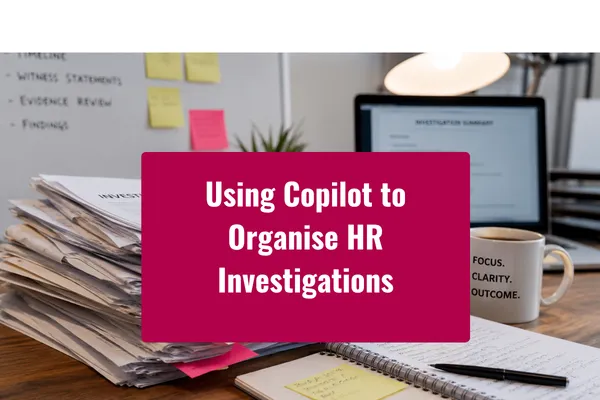 Using AI to help with HR Investigations