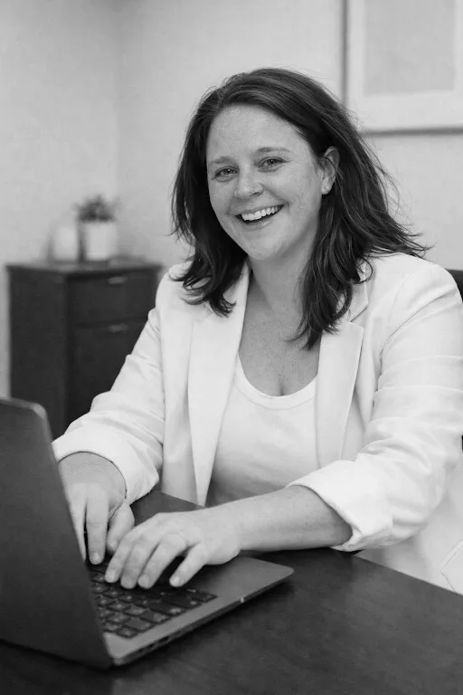 Maggie Olson, entrepreneur and Director of Operations at Satva, host of the Built to Scale Podcast, helping business owners simplify and scale through systems and automation.