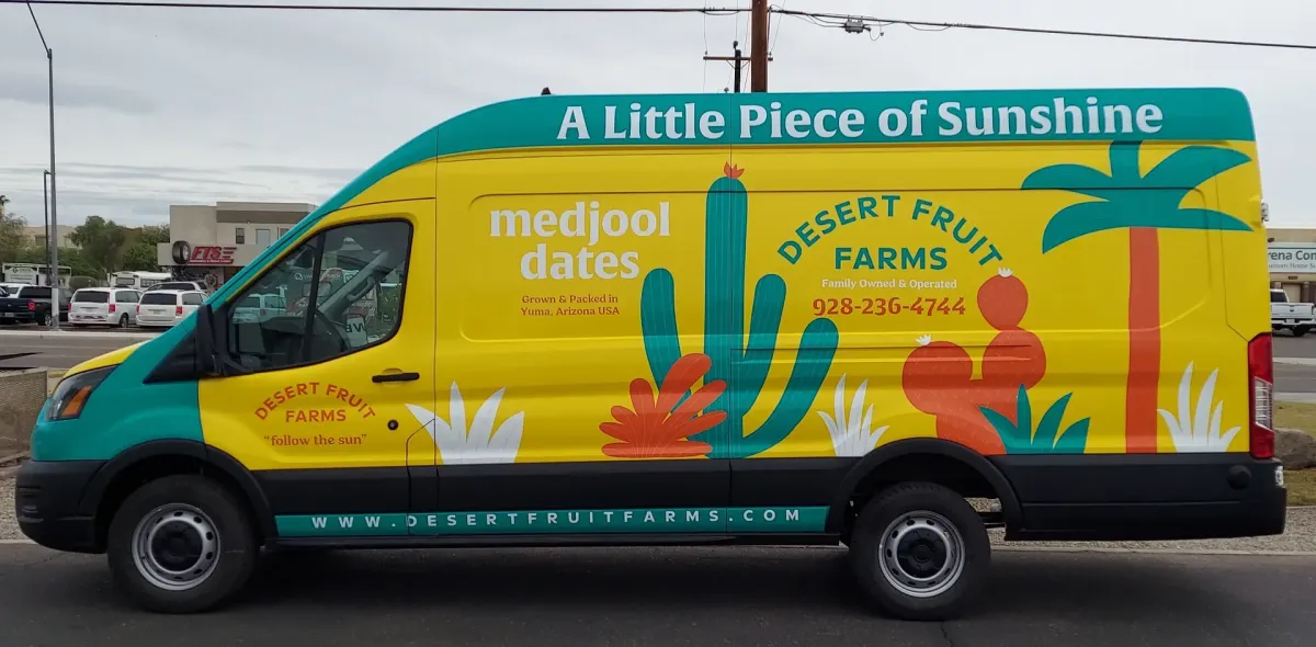 Desert Fruit Farms Truck with Wrap