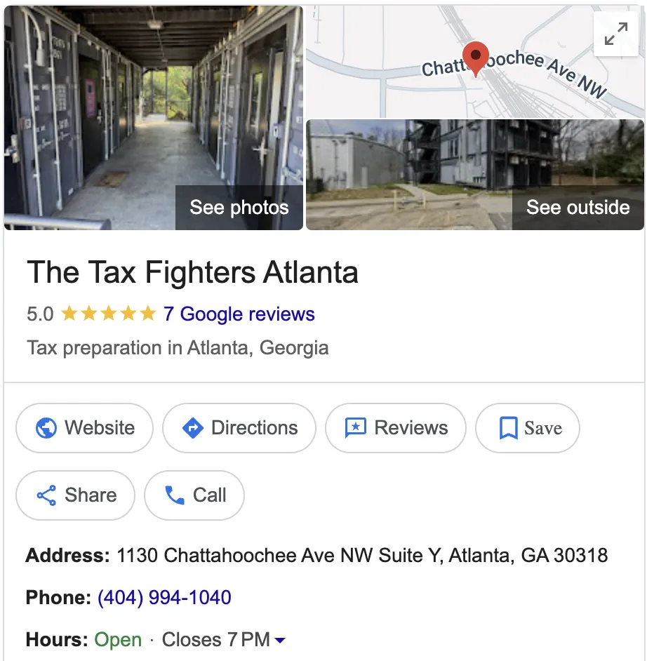 The Tax Fighters reviews