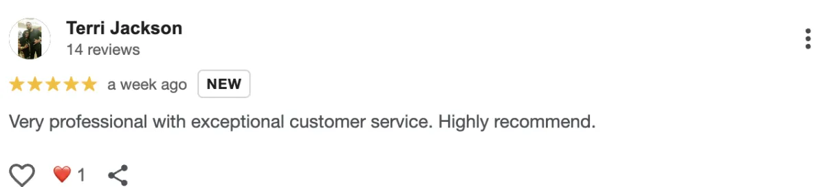 The Tax Fighters Google review 2
