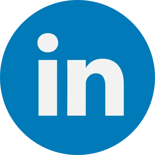LINKEDIN icon for customers to connect with a local MEDICAL SPA business on social media.