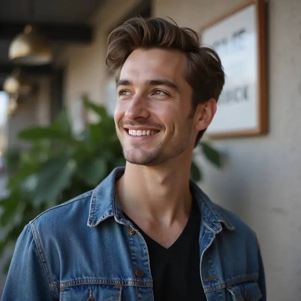 A person displaying the ideal characteristics for a Smile Makeovers treatment.