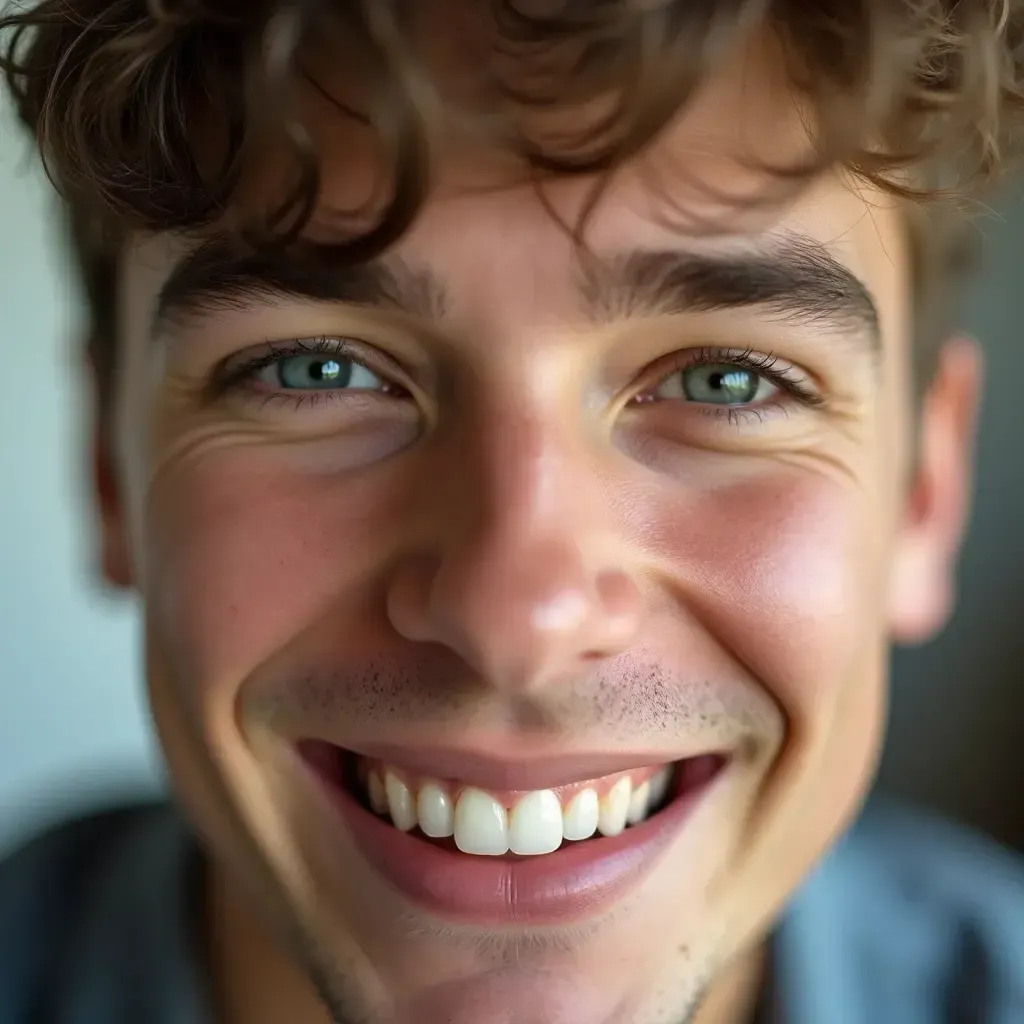 A person who embodies a successful Dental Bonding treatment.