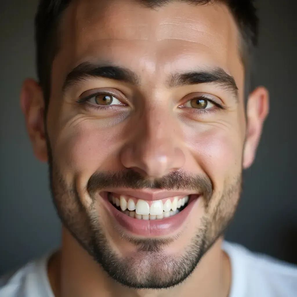 A person who embodies a successful Gummy Smile Treatment treatment.