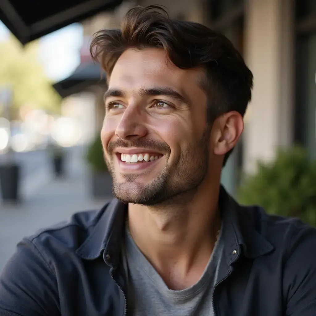 A person displaying the ideal characteristics for a Tooth Extractions treatment.