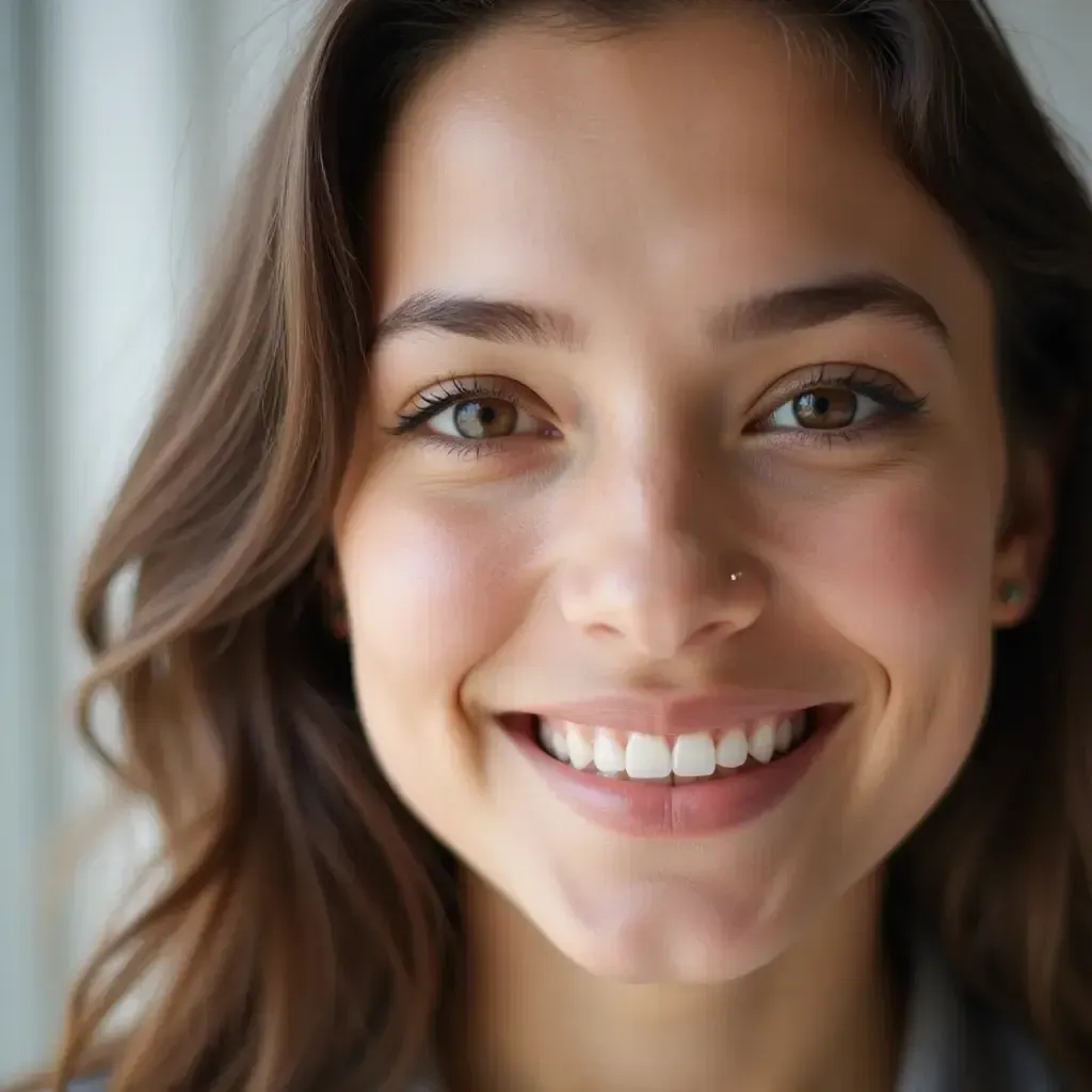 A person who embodies a successful Gum Recession Treatment treatment.