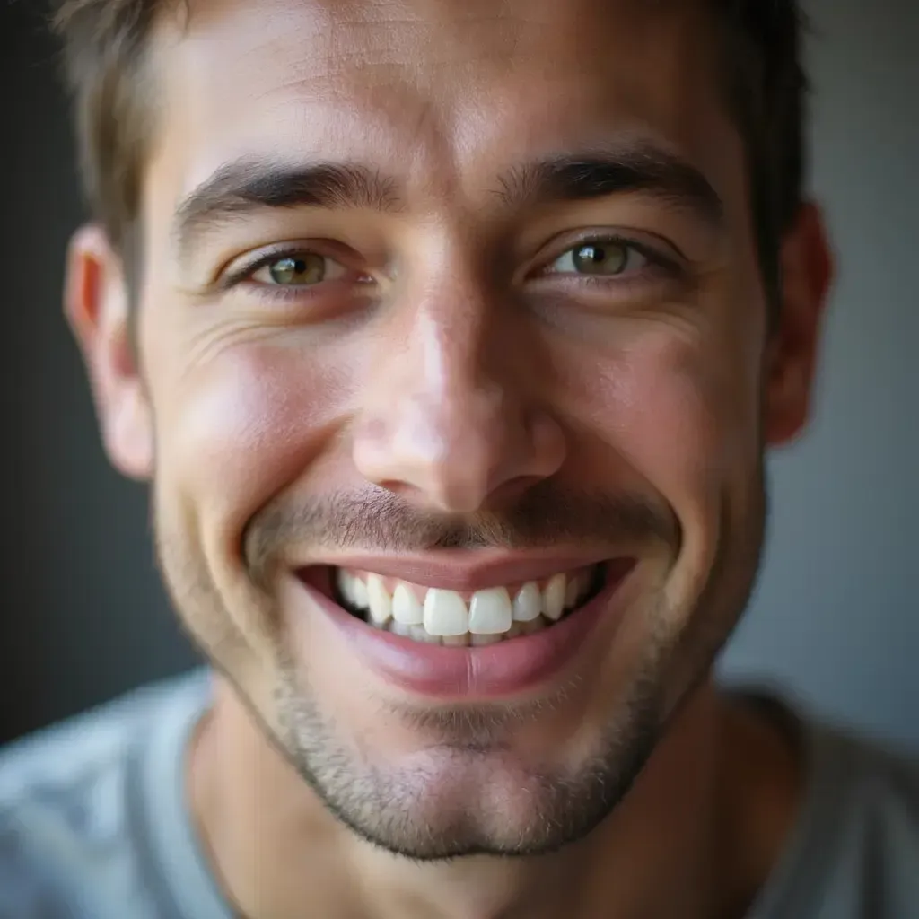 A person who embodies a successful Dental Bridges treatment.