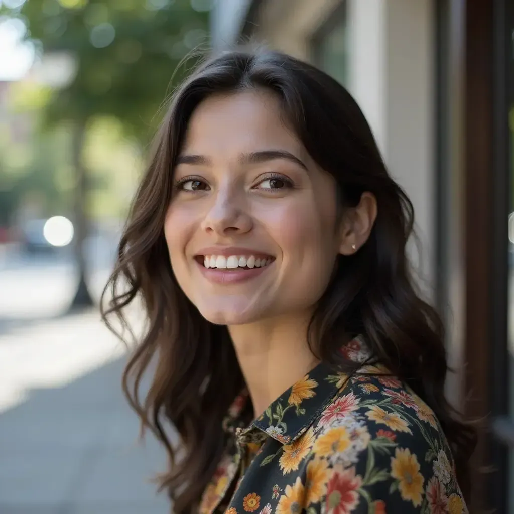 A person displaying the ideal characteristics for a Dentures treatment.