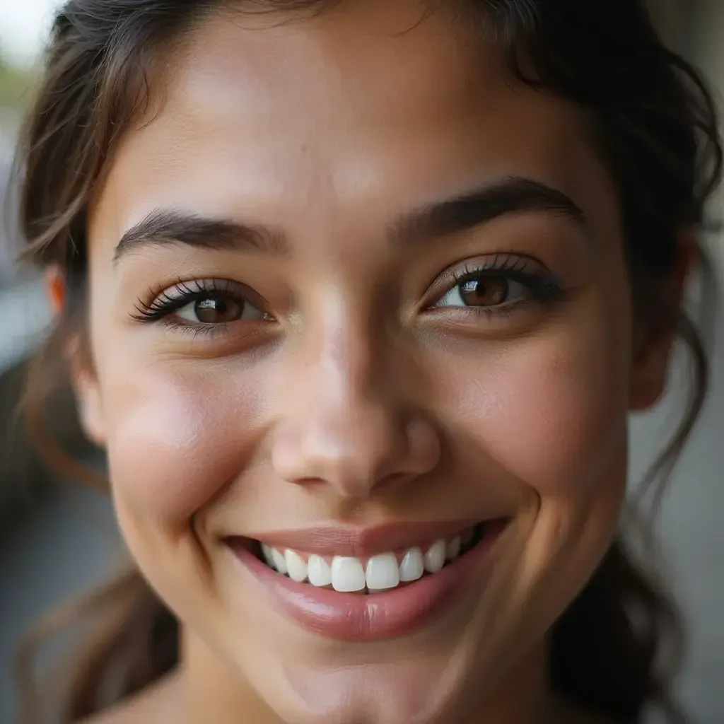 A person who embodies a successful Implant Dentures treatment.