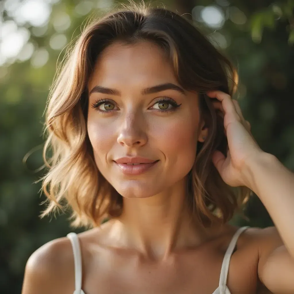 A person who embodies a successful Botox treatment.