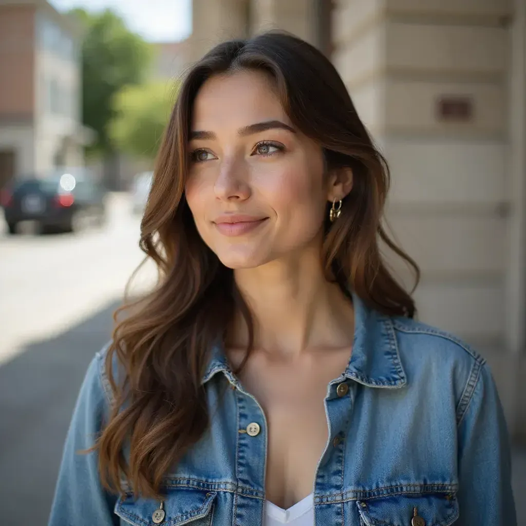 A person displaying the ideal characteristics for a Dermaplaning treatment.