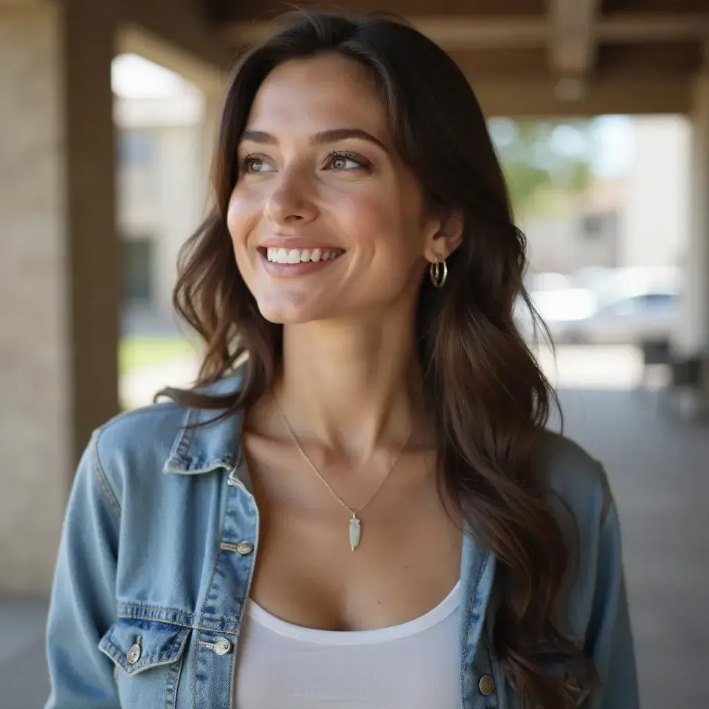 A person displaying the ideal characteristics for a Vascular Laser treatment.