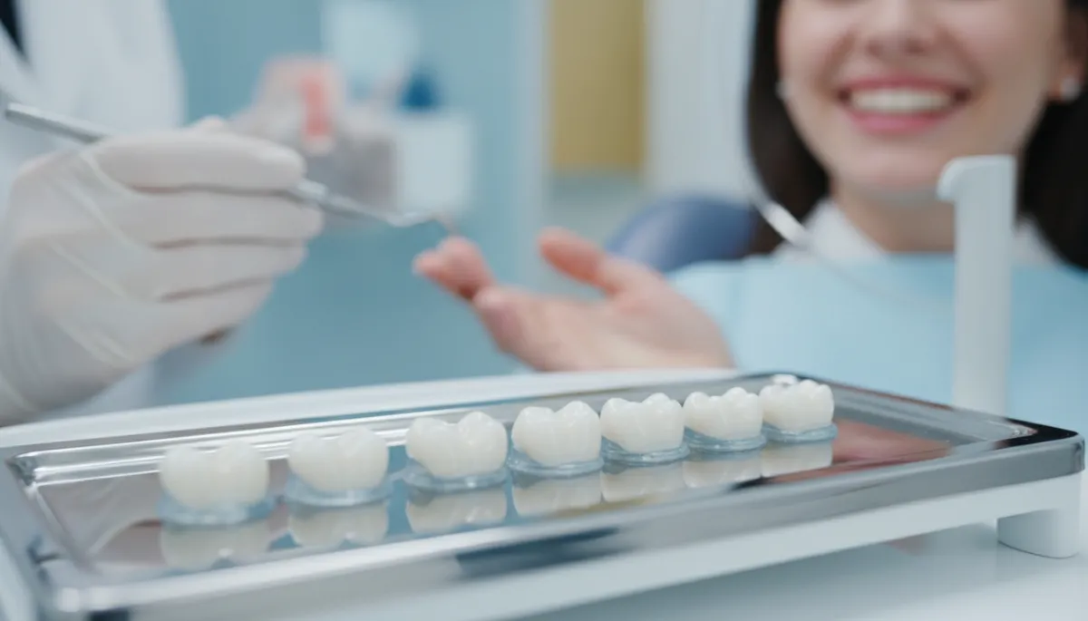 Dental Crowns service illustration for a Cosmetic Dental business.