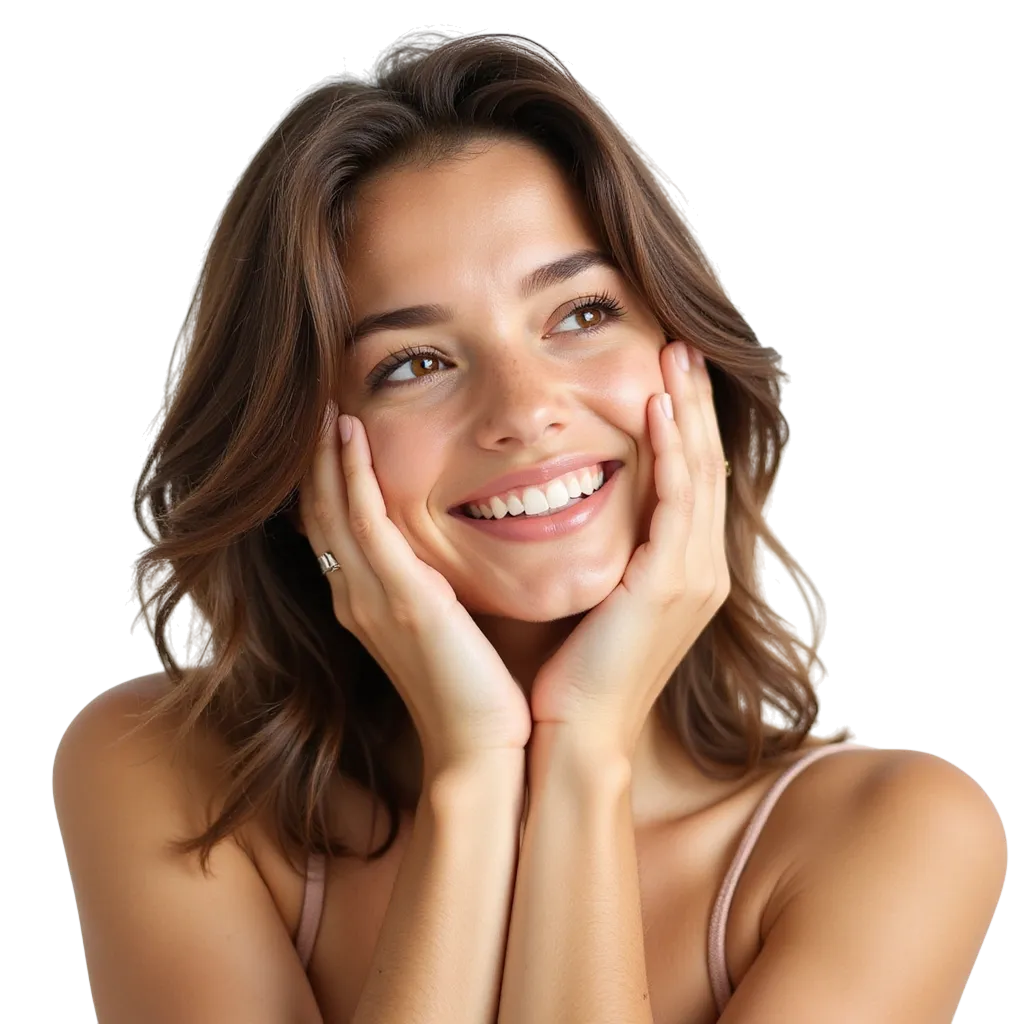 Smiling customer excited about limited offers from a Cosmetic Dental business in Kennewick, WA.