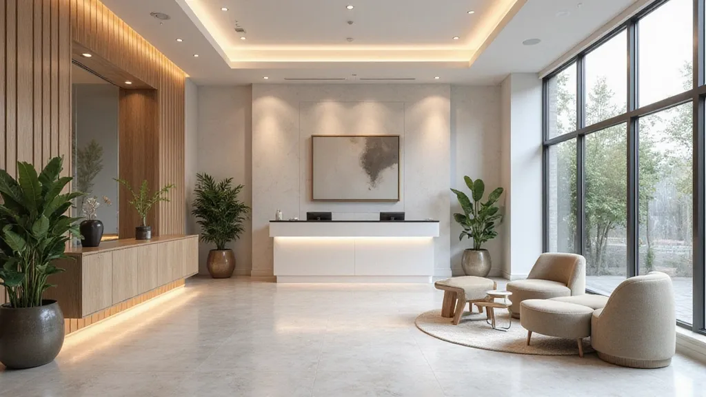 A professional shot of a luxurious Medical Spa clinic in Miami, FL.