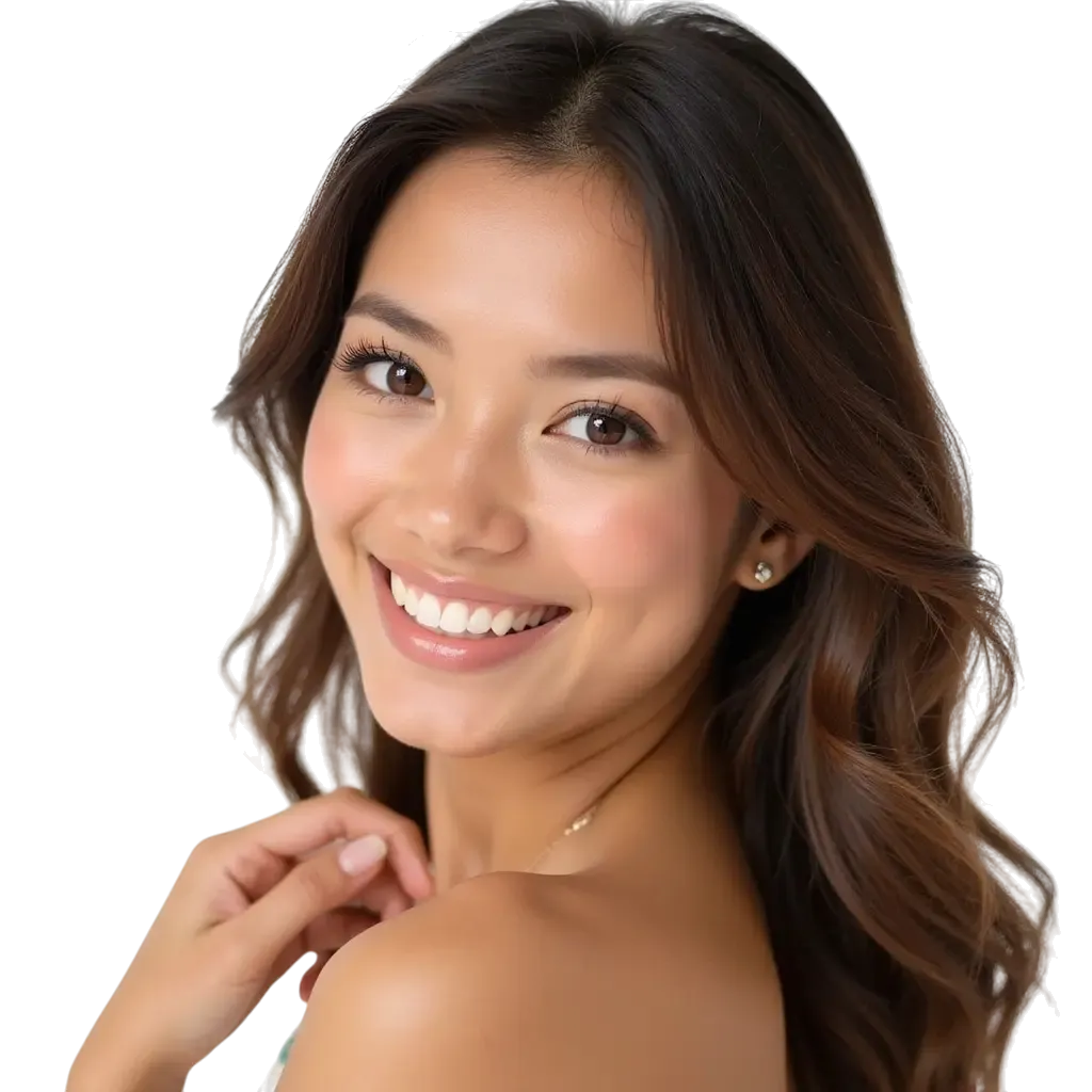 Happy client prepared to book an appointment with a Medical Spa business in Miami, FL.