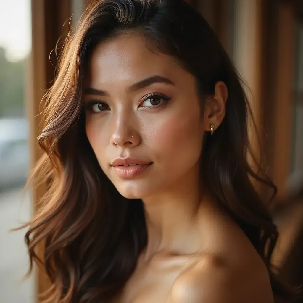 A person who embodies a successful Rhinoplasty treatment.