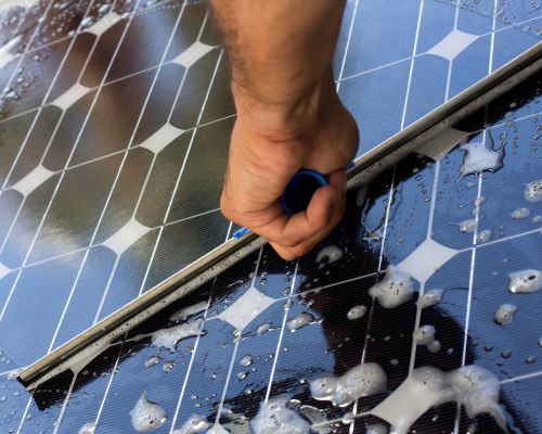 Hemet solar panel cleaning