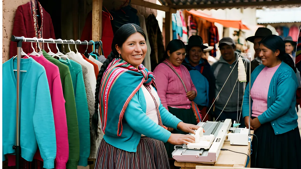 Educational graphic titled ‘Top 5 Myths About International Micro-Loans (And Why They Actually Work),’ highlighting common misconceptions and explaining how micro-loans create real economic impact.