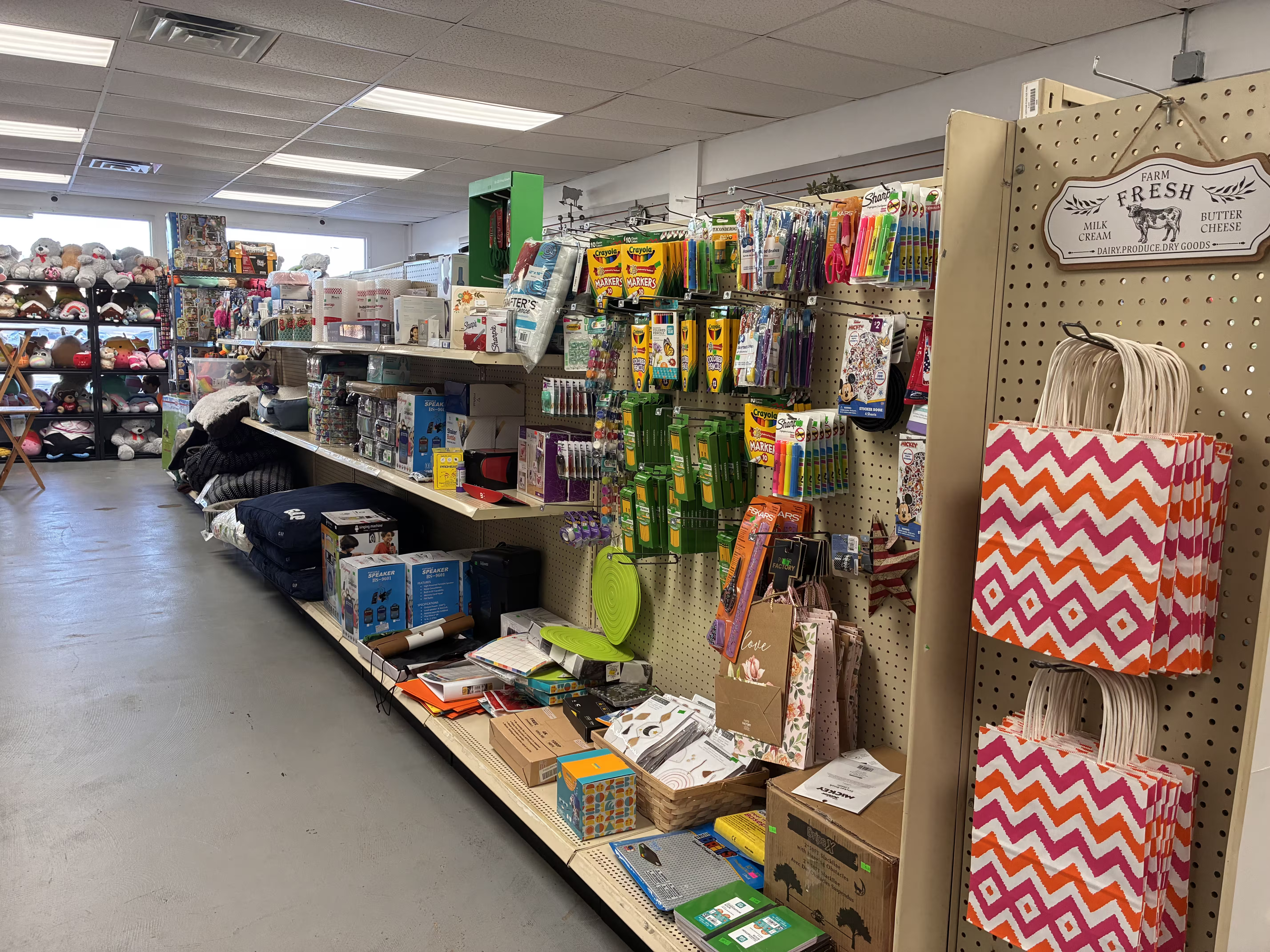 Snack section with discounted cookies, Nilla Waffers, presses cups and coffee snacks.