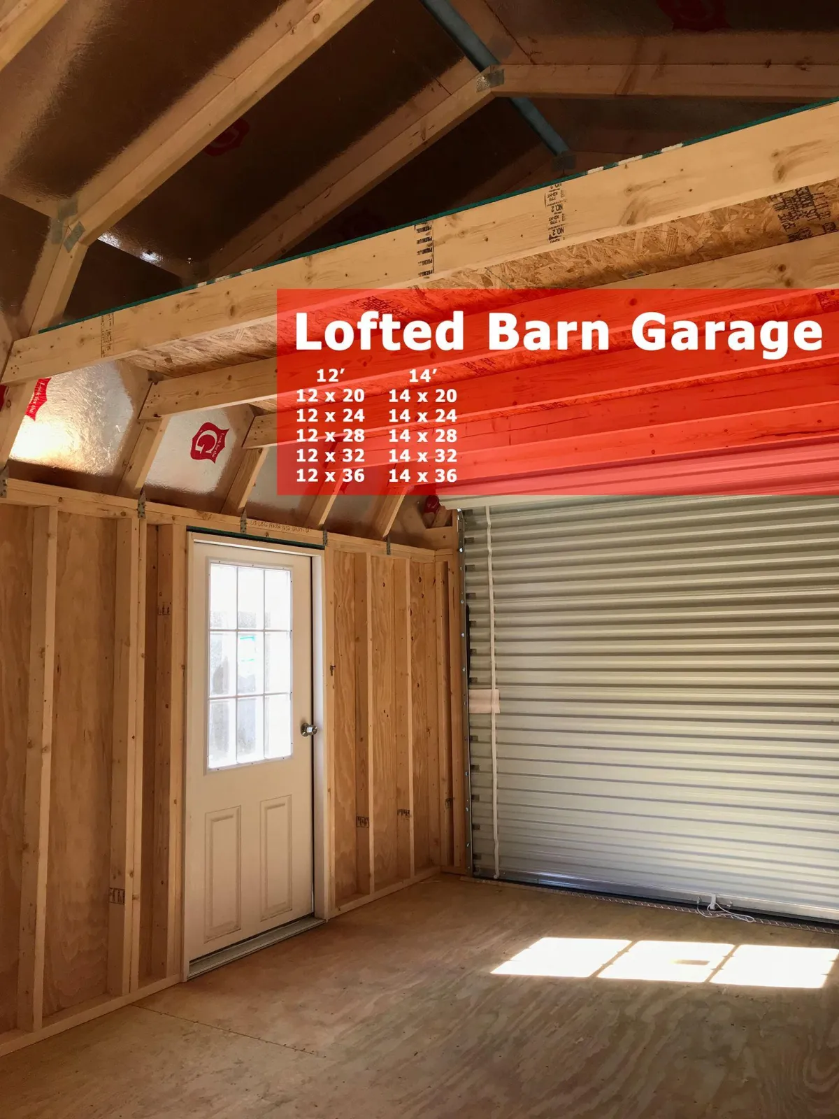 portable garage, lofted barn garage, Big Spring, TX