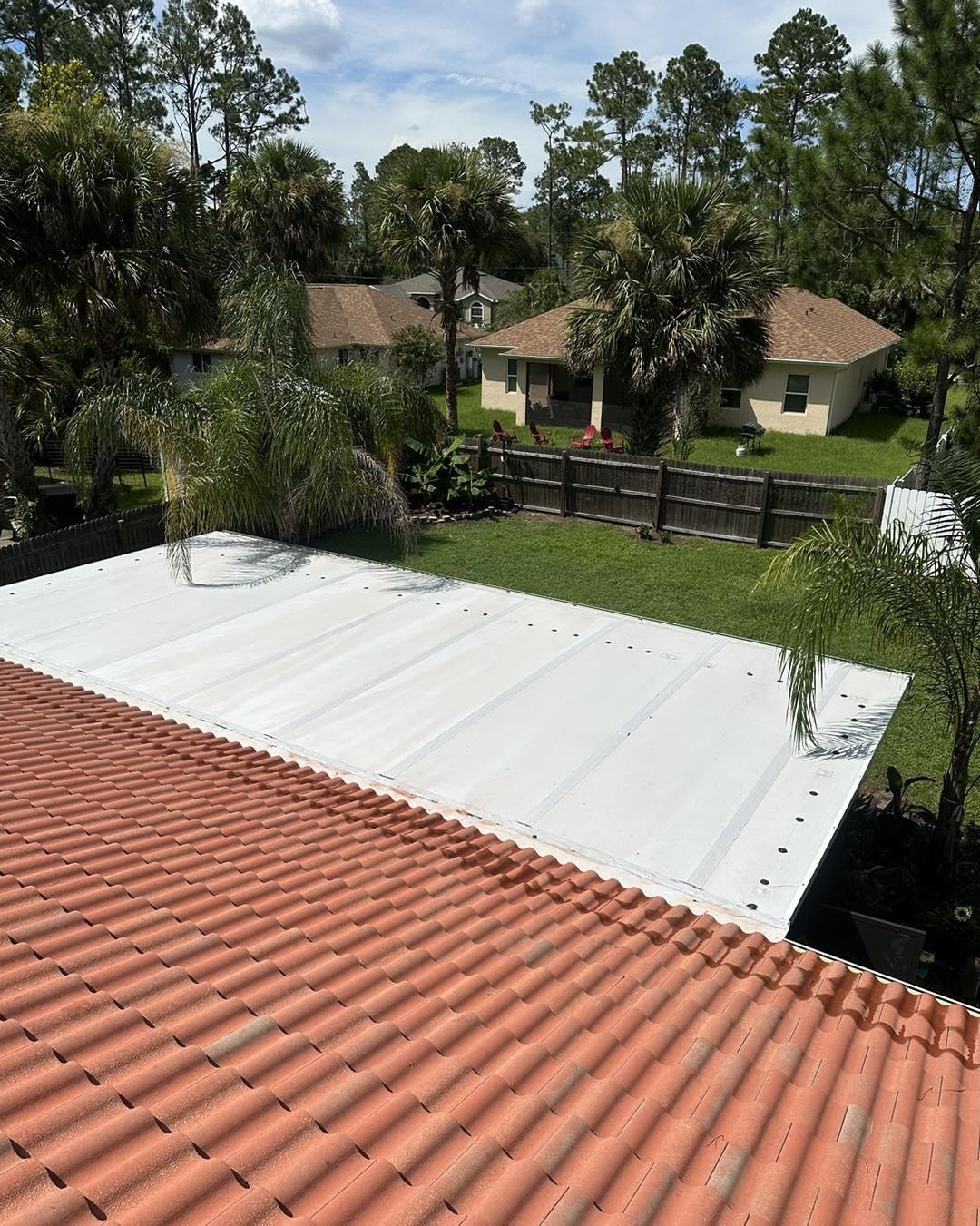 roof soft wash palm coast