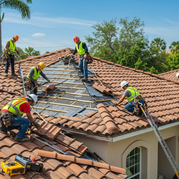 reroof and roof repair St Augustine