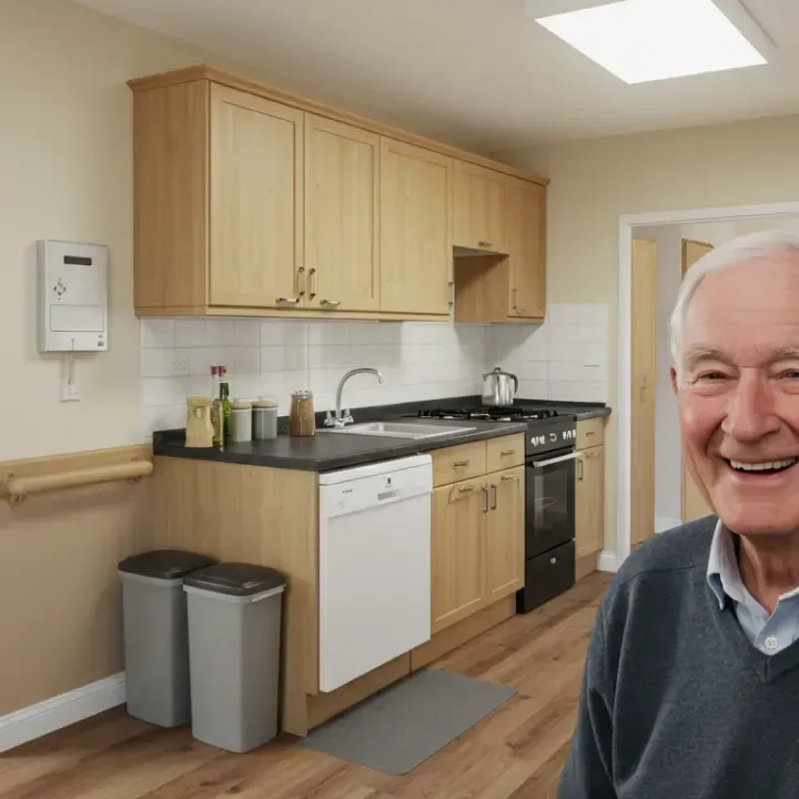 Senior enjoying living indepedently